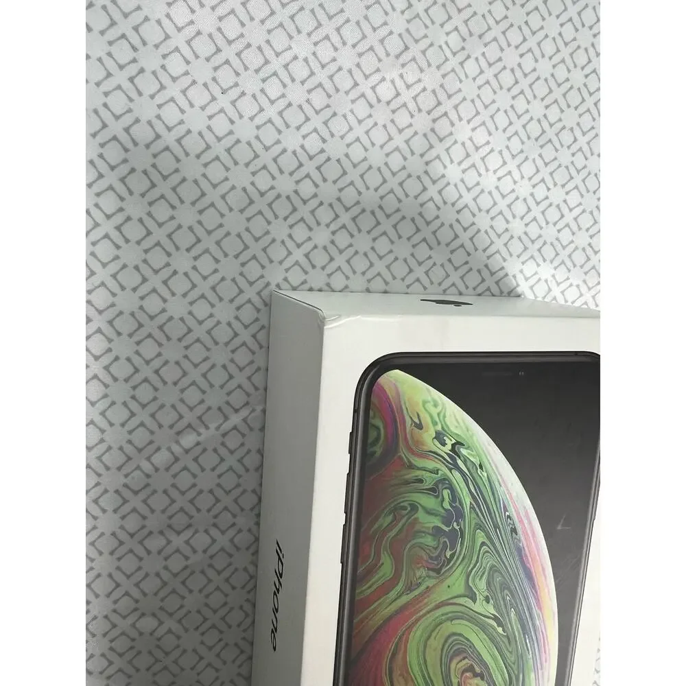 Iphone XS Max Space Gray 256GB Instructions and apple stickers BOX ONLY